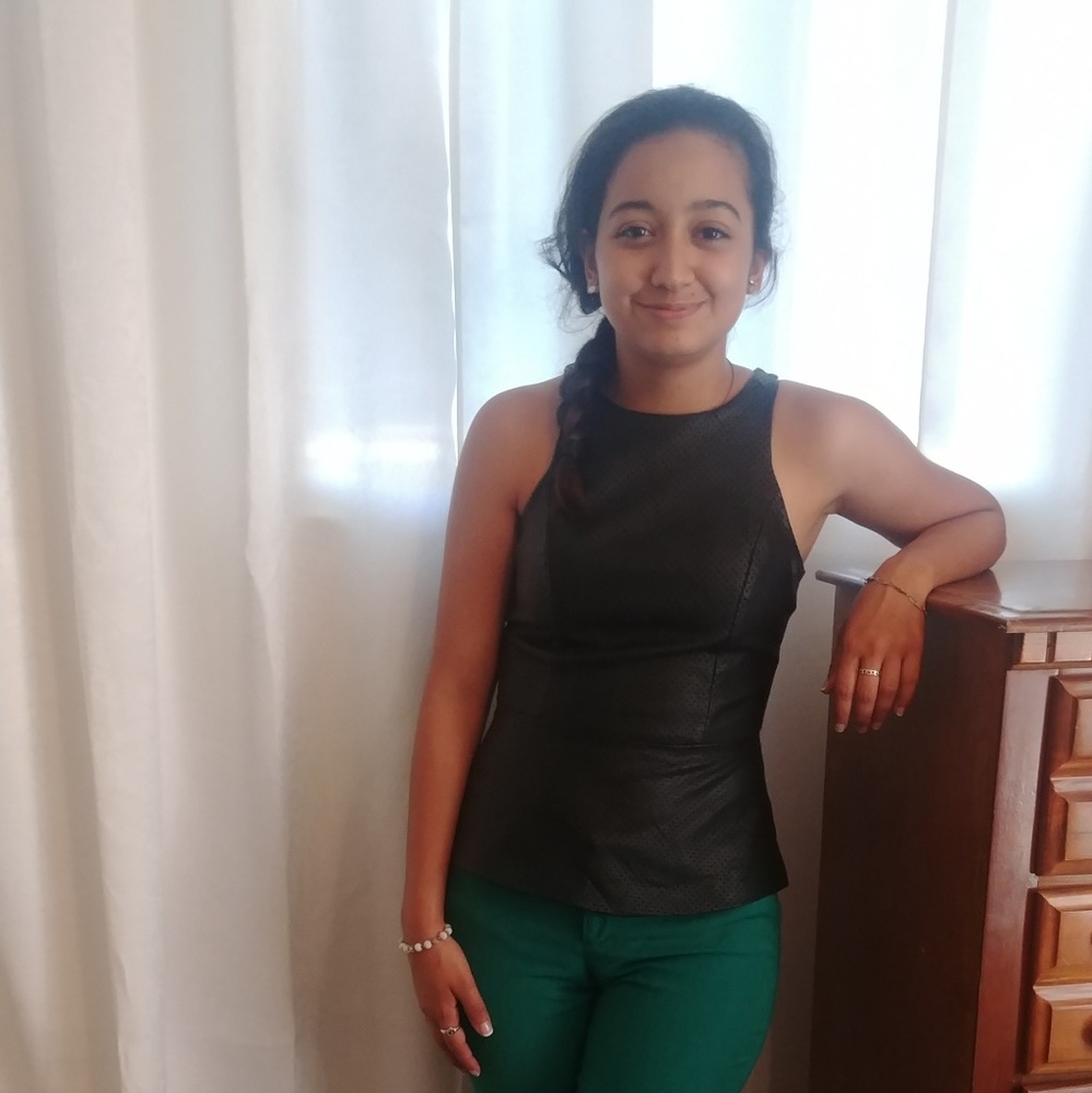 Sale! Express faux leather top